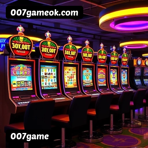 Variedade de slots 007game